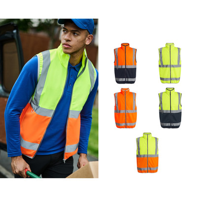 Regatta High Visibility Pro hi-vis full-zip gilet TRS257