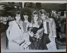 Photo de presse 7x9 Quiet Riot Frankie Banali & Carlos Cavazo 1985