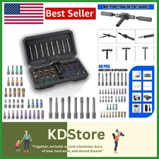 42-in-1 Magnetic Screwdriver Set, Ratchet Handle, Multi-Bit Repair Kit for Ho...