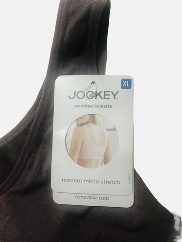 Jockey Damen BH Modern Micro Stretch Nahtlos Bralette Braun Gr. XL - Bild 9 von 10