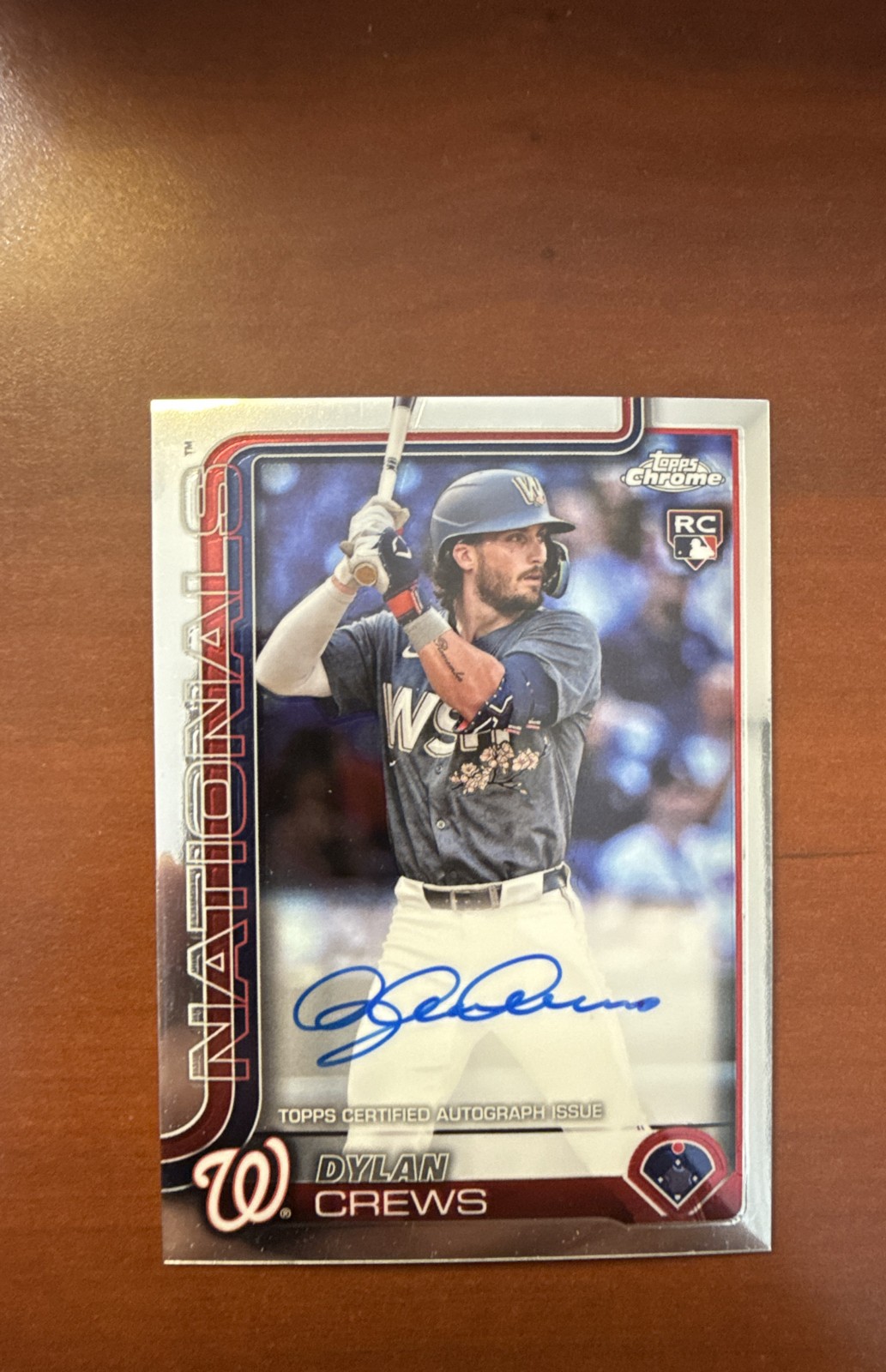 2025 Topps Chrome - Rookie Autographs Dylan Crews #RA-DC (AU, RC)