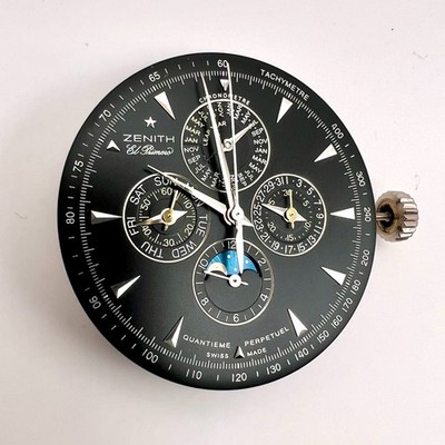 ZENITH EL PRIMERO PERPETUAL CALENDAR AUTOMATIC CAL 4003 MOVEMENT  22K GOLD ROTOR