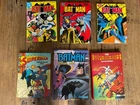 Vintage Bundle Batman Superman Superheroes Annuals - unclipped