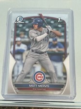 2023 Bowman - Chrome Prospects #BCP-74 Matt Mervis (RC)+1 Free Cubs RC.