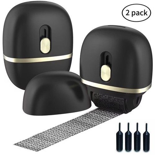 Identity Protection Roller Stamps 2 Pack - Confidential Roller Stamp with 4 R... - 第 1/7 張圖片