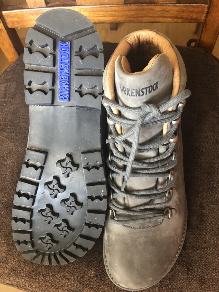 birkenstock boots graphite leather size 41 narrow Ladies 10 mans 8