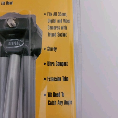 New Digital Concepts Mini Tripod Extension Legs Tilt Head Digital Video Cameras - Picture 3 of 7