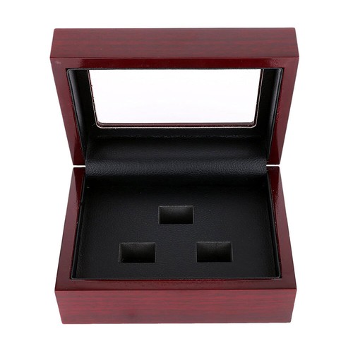 1-7Hole Championship Ring Display Box Wooden Collection Case Storage Holder Gift - Picture 6 of 29
