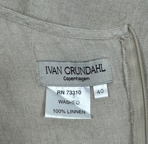 Ivan Grundahl Dapin asymmetrisches Kleid Leinen Größe 40 - Bild 15 von 15