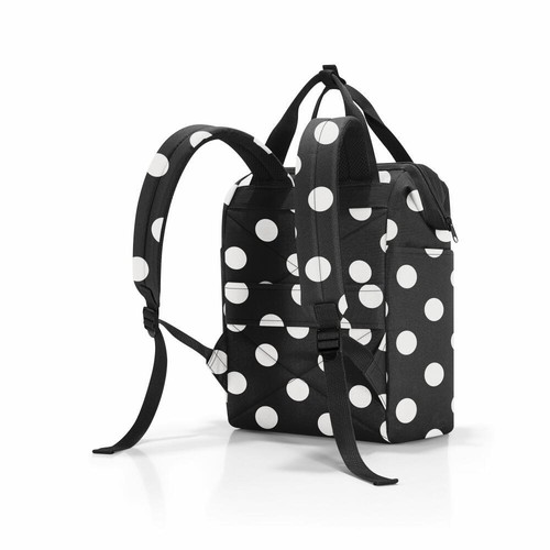 reisenthel allrounder R Rucksack Tragetasche Tasche Polyester Dots White 12 L - Bild 3 von 3