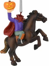 Tree Buddees Headless Horseman with Pumpkin Halloween Christmas Ornaments Spooky