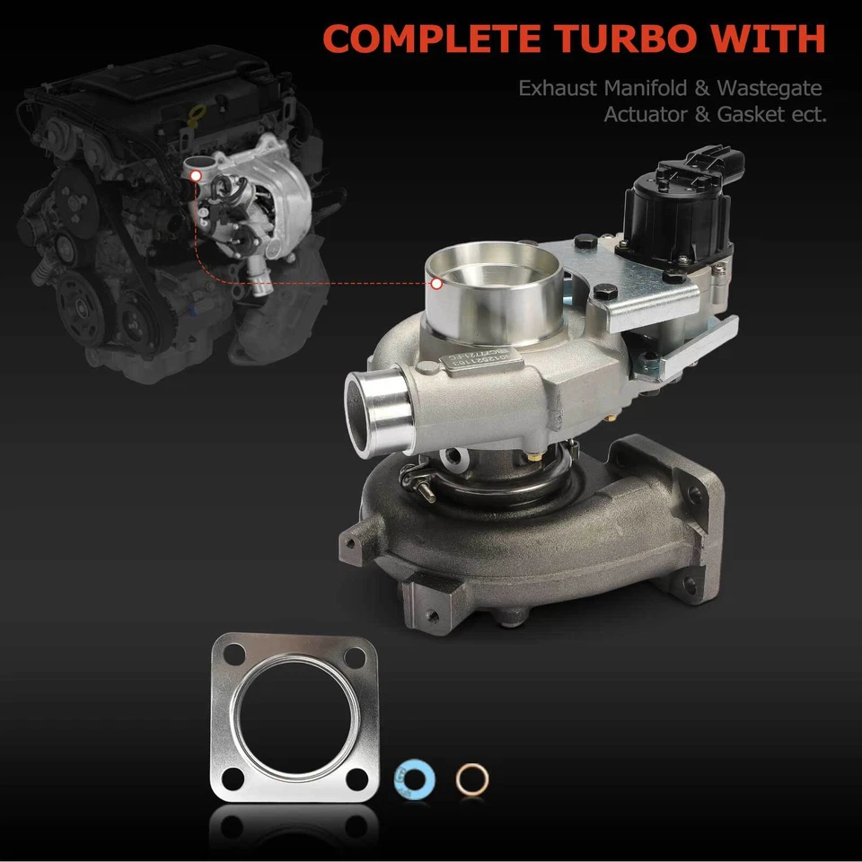 Turbocompresor para GMC W4500 delantero W5500 delantero W5500HD delantero Isuzu NPR-HD Foto 3 de 4