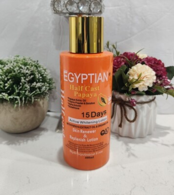 Original Egyptian Papaya Active Whitening Face & Body Lotion 400ml X 1 SPF 30