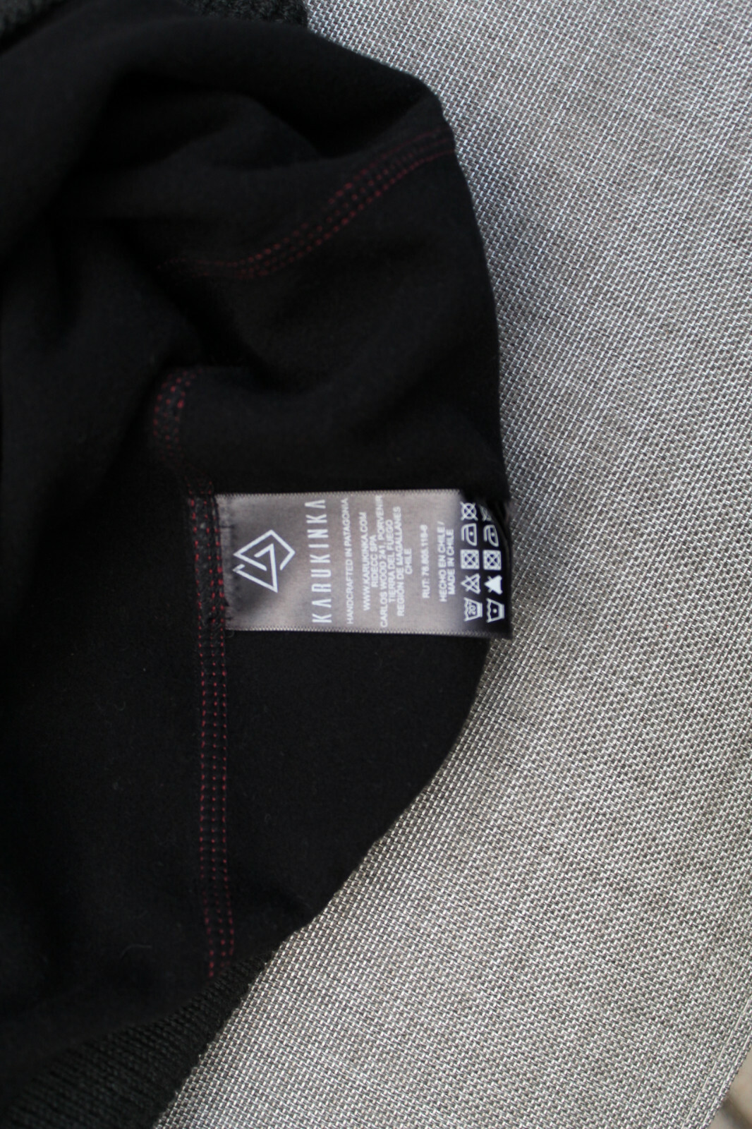 KARUKINKA KOJNIKEN MEN'S BLACK SWEATER RARE (ALL SOLD OUT) BLACK SZ L CHILE MINT image 7