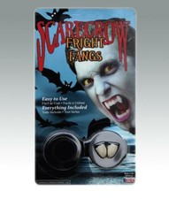 COSTUME ACCESSORY - SCARECROW ECONOMY FRIGHT FANGS