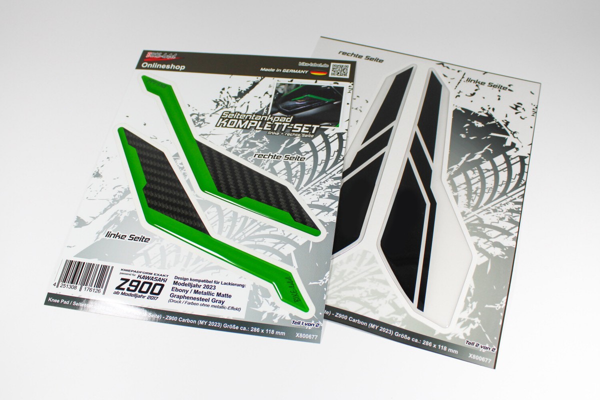 ガス Tank Protector Set Sticker 3D Motorcycle Carbon Look
