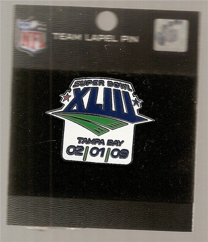 2009 Super Bowl 43 NFL Football Button Pin- Pittsburgh Steelers V Cardinals - Picture 2 of 2