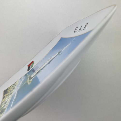 UAE🇦🇪CERAMIC PLATE 7"/ 17.8cm✅EMIRATES BURJ AL ARAB SAIL☑️ DUBAI BUILDING🎗 - Picture 3 of 4