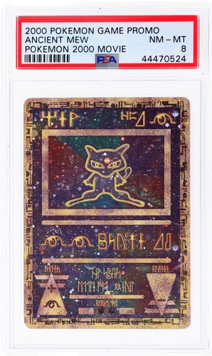 2000 Pokemon Promo Ancient Mew the Power of One Movie # PSA 8