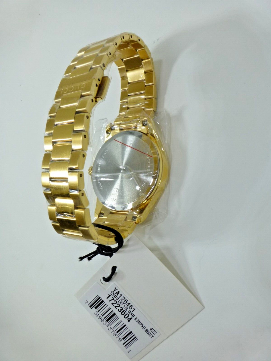 Gucci YA126461 G-Timeless 38MM Unisex Gold-Tone Stainless Steel  