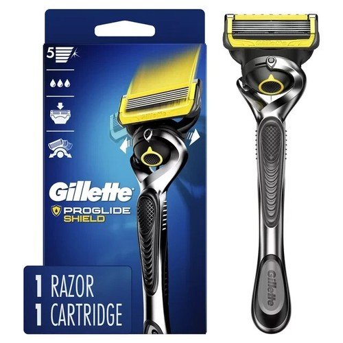 Gillette ProGlide Shield Razor for Men, Handle + 1 Blade Refill | eBay