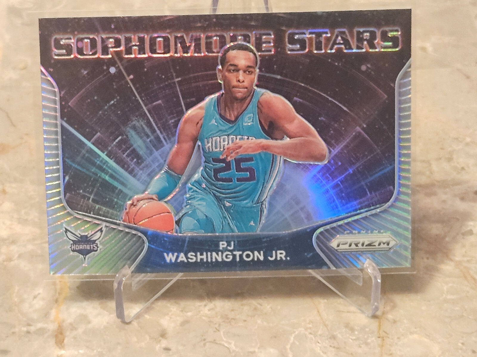 2020-21 Panini Prizm Sophomore Stars Silver Prizm PJ Washington Jr. No. 8 NBA