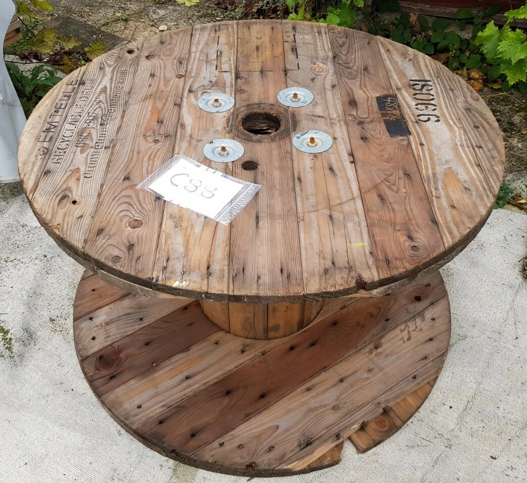 Large Wooden Cable Drum Reel (Wood Spool) Free Local Delivery [C88