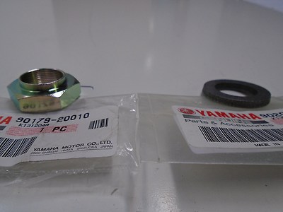 YAMAHA YZF R6 FZ6 OEM DRIVE AXLE FR SPROCKET WASHER NUT 90201