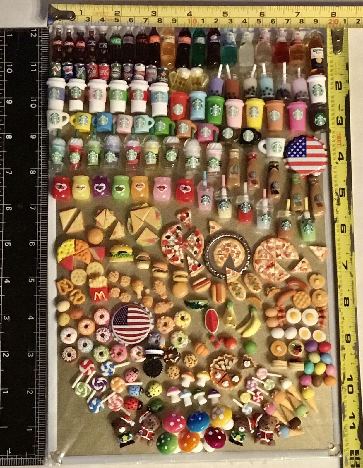 Barbi Dollhouse Miniature Food Mini Drinks Tiny Mix Lot 1:6-1:12 👻🧲9pc UChoose