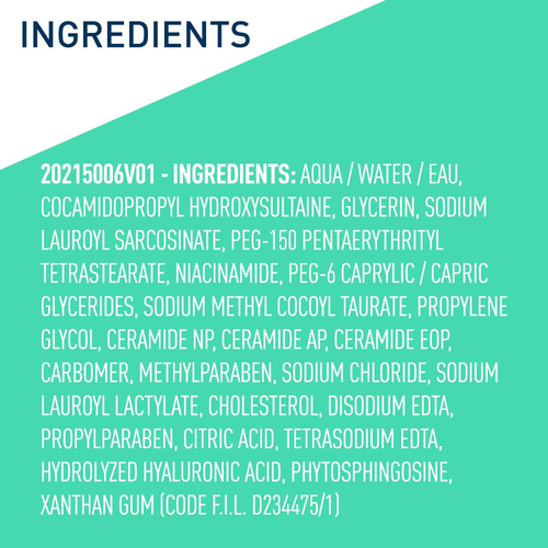 Foaming Facial Cleanser, Daily Face Wash for Oily Skin, Hyaluronic Acid + Cerami - Picture 9 of 15