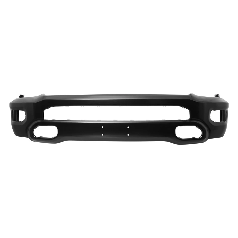 Black Front Bumper Face Bar Fit For 2019 2020 2021 2022 2023 2024 Dodge Ram 1500 - Image 2 of 4