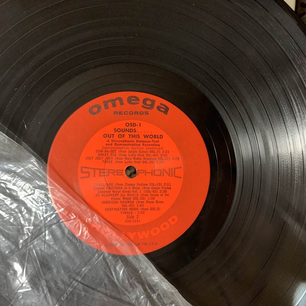 Vintage 1957 Vinyl Record Album: Stereophonic Sounds..Out of this