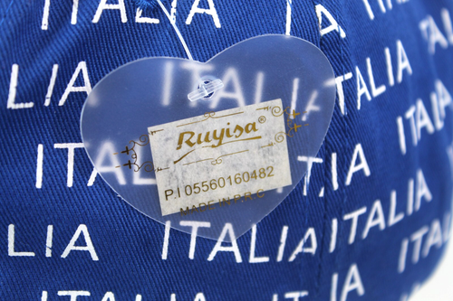 Gorra de béisbol Italia azul sombrero Ruyisa Tag Italia 58 nueva con etiqueta - Imagen 5 de 7