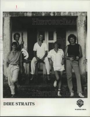 1986 Press Photo Musical Group Dire Straits - lrp27979