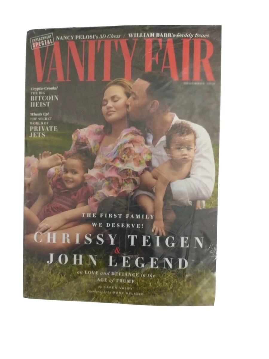 New VANITY FAIR magazine December 2019 CHRISSY TEIGEN JOHN LEGEND Bitcoin  Sealed