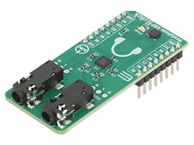 HEADPHONE AMP 2 CLICK Click board Audio,Verstärker I2C MAX9723 Prototypenplatine