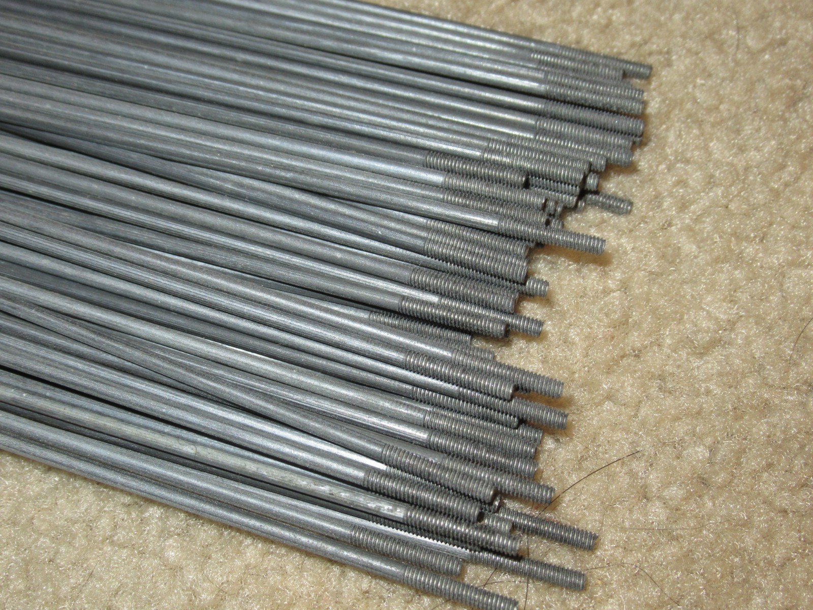 NOS Vintage .080 14g 10 1/4" spoke spokes 260mm bicycle bike schwinn S2 set