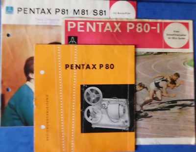 Pentax P80 Bedienungsanleitung Prospekt / Broschüre Pentax P80-I und Pentax P81
