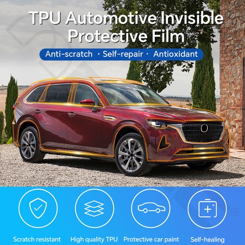 For Mazda CX-80 2025-UP Doors Precut Paint Protection Film Gloss Clear PPF TPU - Picture 4 of 20