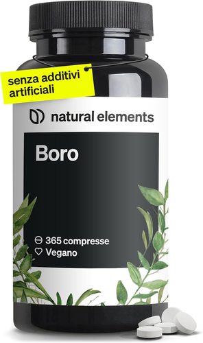 Boro Puro – 3 Mg Di Boro Ad Alto Dosaggio per Compressa – 365 Compresse – Vegano - Foto 11 di 12