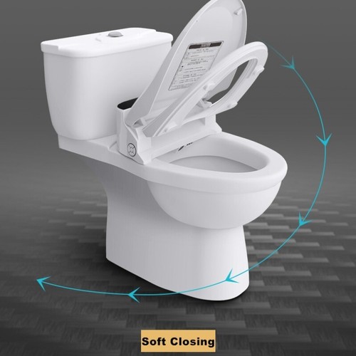 Electric Toilet Seat Bidet Cover Massage Mode Smart Washlet Heated Water Clean - Picture 11 of 17