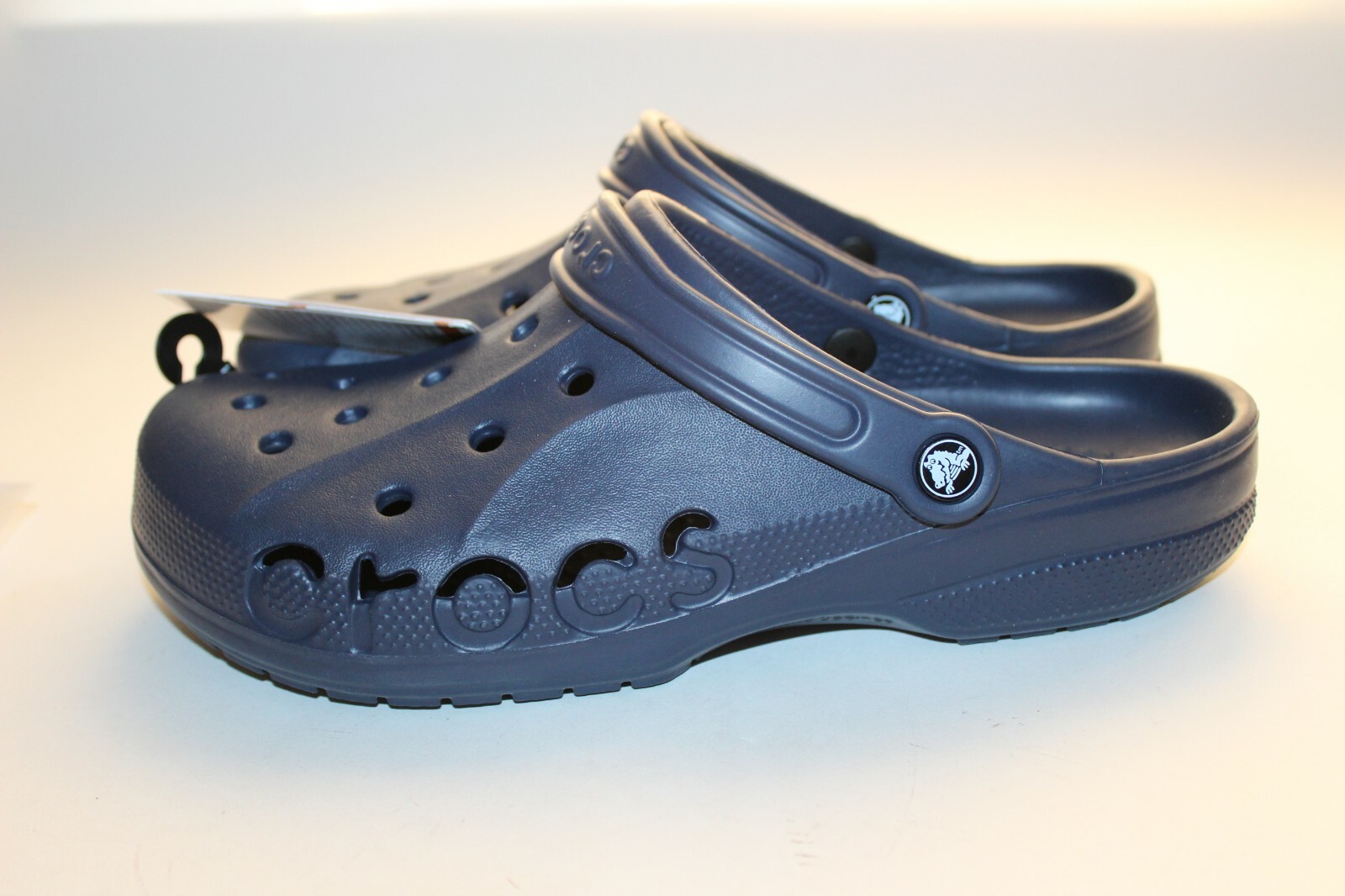 mens navy blue crocs size 11