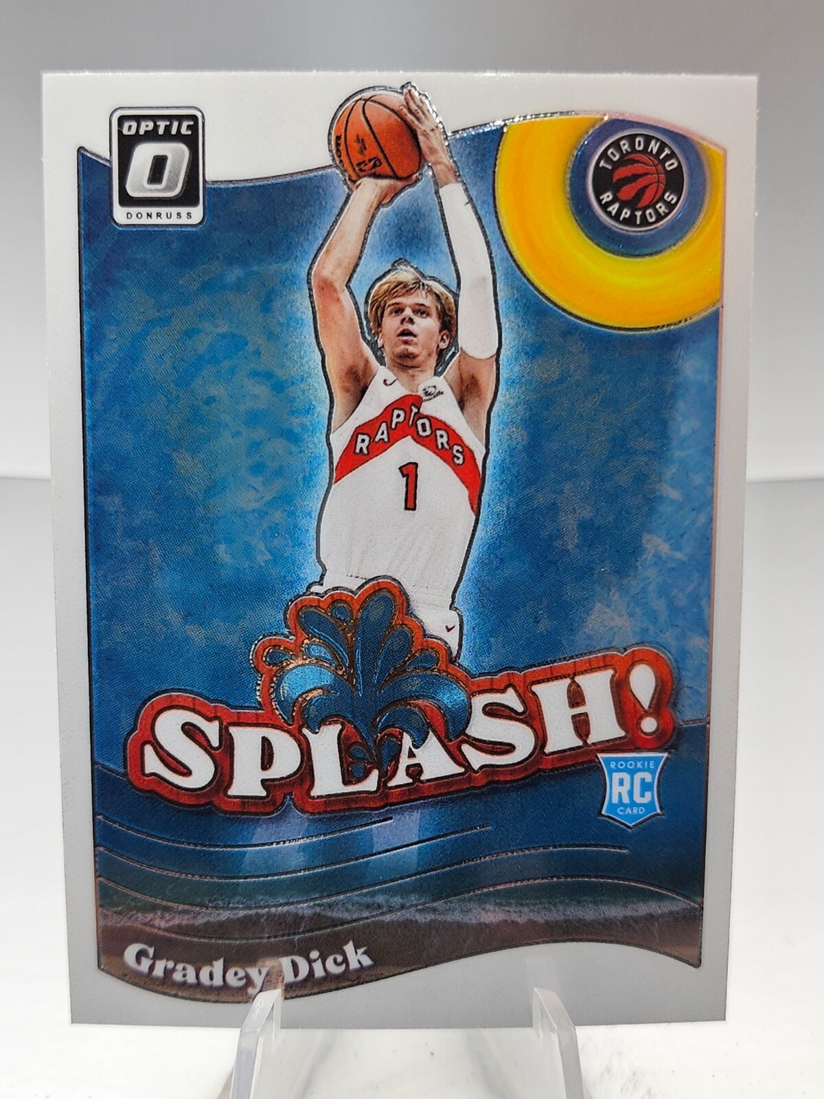 2023-24 Donruss Optic Splash! Gradey Dick Rookie #9 Toronto Raptors