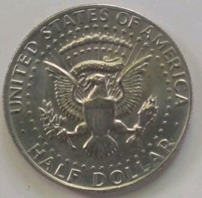 1972-D with FG initial, Kennedy Half Dollar, Beautiful Coin, Rare