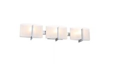Vanity Light - Chrome, 6393-77 , Minka Lavery , Clarte 3 Light Bathroom 27 IN