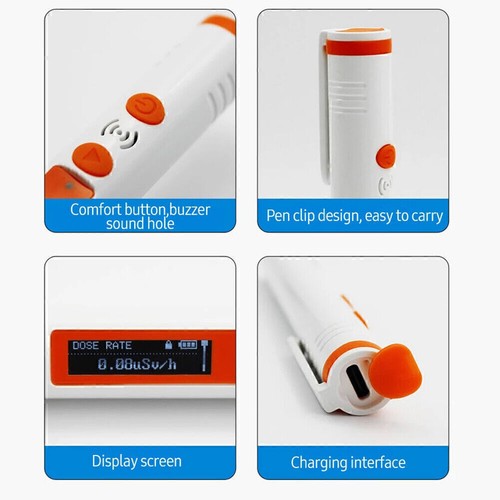 Dosimeter Type Geiger Dosimeter Monitoring Pen Counter Type-C Charging Precision - Bild 11 von 13