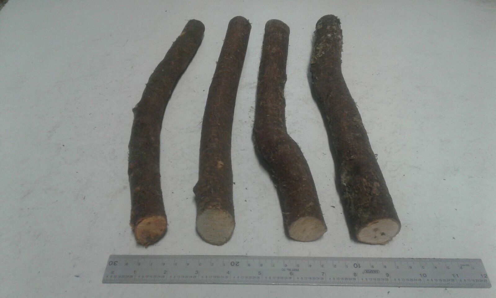 4 Pieces of Irish Blackthorn stick wood Blanks
