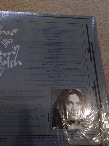 Teaser by Bolin, Tommy Vinyl Acceptable Condition - Picture 2 of 3