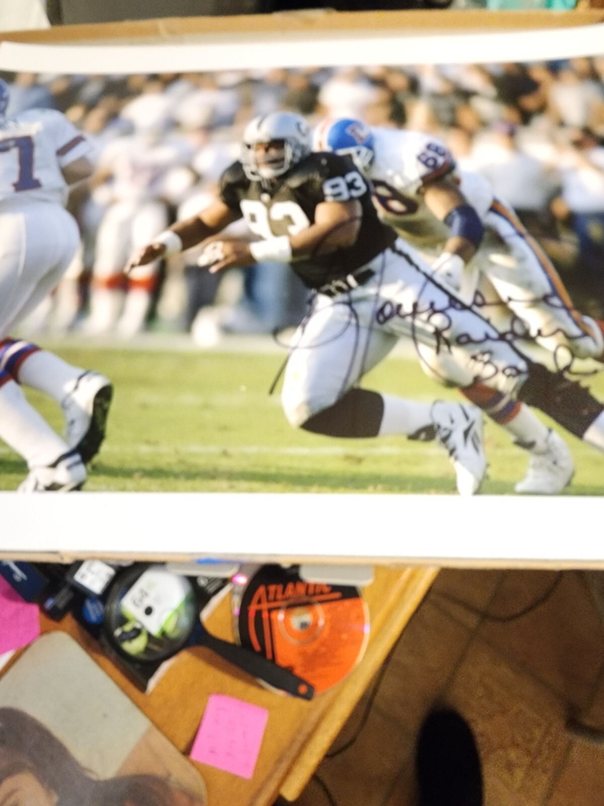 greg townsend Autographed Signed Oakland Raiders 16x20 Photo PSA 