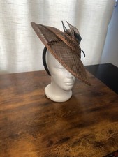 Handmade Ladies large Hat Fascinator for Weddings and party